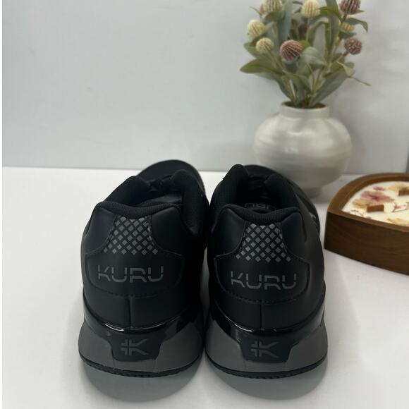 Kuru Quantum 2.0 Walking Comfort Sneaker Jet Black/Gray Men 11.5 Wide Tried On main image 7